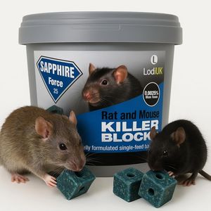 Max Strength Rodent Bait Blocks 300g – Powerful Mouse & Rat Killer