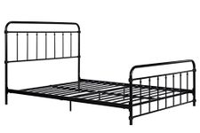 DHP Wallace Metal Platform Bed, Queen, Black