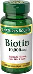 Nature's Bounty Biotin 10,000 mcg, 120 Softgels