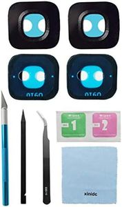 Xinidc Original OEM Rear Back Camera Glass Lens Replacement for Samsung Galaxy S9 with Adhesive Preinstalled + Repair Tools Set (2pcs Camera Glass)
