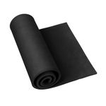 Do²ping Black Foam Sheets Roll, 10mm Thick Premium Cosplay EVA Foam Sheet, 13.9"x39" High Density 86kg/m3 Craft Foam for Costume, Crafts, DIY Projects (10mm Black)