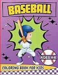 Baseball Coloring Book for Kids Age