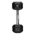 amazon basics Rubber Encased Hex Dumbbell Weight Set Of 1, 5 Kg,Black