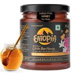 Eatopia Little Stingless Bees Honey 250gm | 100% Pure & Natural Honey | Organic Honey | Pure Honey with No Added Sugar | Immunity Booster | Sidr & Sullia Wild Flower Honey (Multifloral)