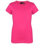 A2Z 4 Kids Kids Girls T Shirts Cotton Plain School T-Shirt - Girls T Shirt Pink 2-3