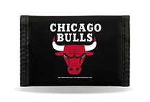 Rico Industries NBA Chicago Bulls Nylon Tri-Fold Wallet Nylon Tri-Fold Wallet