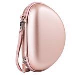 COMECASE Travel Hard Carrying Case for Beats Solo3/ Beats Solo2 On-Ear Headphones, Headphones Hard Shell Carrying Case/Headset Travel Bag, Rose Gold