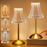 One Fire Bedside Lamps Set of 2,Dimmable Table Lamp for Bedroom Lamp,3 Colors Touch Lamps Bedside Lamp,Rechargeable Lamp Battery Lamp,Table Lamps for Living Room,Cordless Lamp Battery Operated Lamp