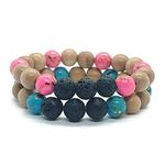 Essential Oil Bracelet Kids Lava Rock Aromatherapy Diffuser Childs Anti-Stress Anti-Anxiety Bracelet