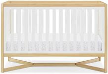Delta Children Tribeca 4-in-1 Baby Convertible Crib, Bianca White/Natural