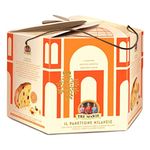 Tre Marie: "Il Panettone Milanese Basso" Italian Panettone - 3.3 Pound (1500g) Package [ Italian Import ]