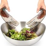 PortoFino Salad Hands - Salad Tongs for Serving - Salad Serving Utensils - Salad Tosser Salad Servers - Salad Claws Salad Picker - Salad Spoons for Serving - Salad Mixing Tongs Salad Mixers - Ensalada