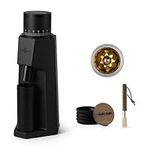 MHW-3BOMBER Sniper Conical Burr Coffee Grinder, Electric Coffee Bean Grinder for Espresso/Pour Over/Cold Brew, Upgraded Titanium-Coated Gold Burr, Infinite Adjustable, All-Metal Body, Model G6154B-OS