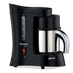 Preethi Cafe Zest Drip Coffee Maker| 450W Coffee Machine for Home | 500ml Capacity | Black (CM 210)