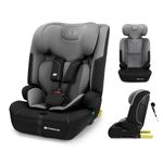 Kinderkraft Safety FIX 3 PRO I-Size 76-150 cm Car Seat, 15 Months - 12 Years, Booster Child Seat, Isofix, Adjustable Headrest, Group 1-2-3, TOP Tether, 5-Point Safety Harness, Modular Insert, Gray