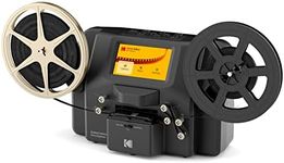 Kodak Reels 8 mm and Super 8 Films Digitizer Converter with Big 5 Inches Screen, Scanner Converts Film Frame by Frame to Digital MP4 Files for Viewing, Sharing and Saving on SD Card