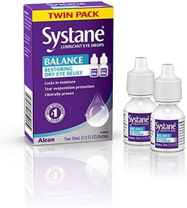 Systane Balance Lubricant Eye Drops, Restorative Formula, Twin pack, 0.33 Fl Oz (Pack of 2)