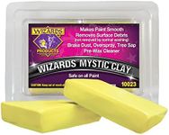 Wizards Mystic Clay Bar - Pliable and Easy to Reshape Clay Block - Surface Dirt and Sap Remover For Car Detailing - Safe on All Paint, Clears, Metals, Fiberglass and Glass - Made in USA - 120g