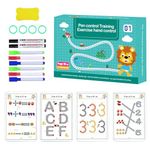 Scribble Smart Workbook | Scribblesmart Workbook | Fast-Track Young Minds | Little Curious Minds Scribblesmart | Scribblesmart Workbook Handwriting Practice for Toddler Preschool Tracing Notebook