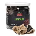 VIGOROUS MOUNTAINS Dried Black Fungus Woodear Mushrooms for Cooking (2.00, Ounces)