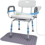 LUNYEE 360°Swivel Shower Chair for 