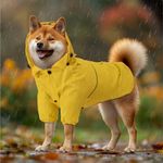 Navaris Hooded Dog Rain Jacket - Do