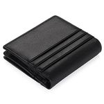 SENDEFN Men's Wallets Genuine Leather RFID Blocking Wallets for Men with ID Window