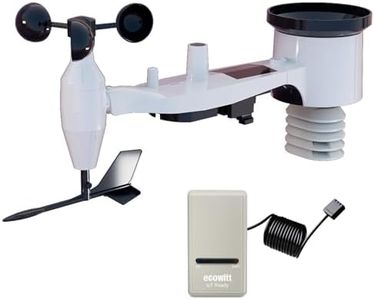 ECOWITT GW1201 Wi-Fi Weather Station Indoor Outdoor, Includes GW1200 IoT Gateway and WS69 Outdoor Sensor Array, 915 MHz