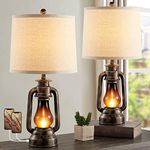 Farmhouse Rustic Table Lamps for Be