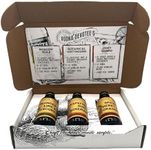 Sweet Haven Tonics Vodka Devotee's Cocktail Mixers, Handcrafted 3-Pack Sampler, Made from Scratch, All Natural, Fresh, & Local Ingredients with Zero Preservatives, 5 Star Craft Cocktails Made Simple