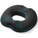 DmTown Donut Cushion for Hemorrhoids, Comfortable Coccyx Cushion Donut Pillow, Memory Foam Seat Cushion for Tailbone Pain, Sciatica, Pregnancy Postpartum & After Surgery Sitting (Women)
