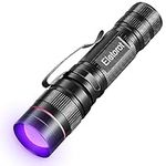 Eletorot UV Torch LED Black Light Flashlight Ultraviolet Torch 395nm Lights, 3-Modes Light, Find Pet Urine Stains on Clothes Floor Carpet Rugs and Authenticate Currency