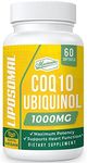 Mecinalis Liposomal Ubiquinol CoQ10 Supplement, High Absorption Active Form of Coenzyme Q10 Support Heart Health, Energy Production,60 Softgels