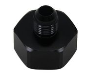 Nitrous Bottle Nut Adapter With Washer (Black, 6AN)