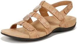 Vionic Women's Adjustable strap sandal Amber Shoes with Arch Support Wide Fit