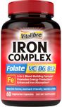 Iron Supplement for Women & Men, wi