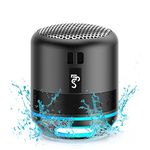 LFS Small Bluetooth Speakers Portable Wireless Speaker Waterproof Mini Speaker, TWS Pairing, RGB Lights, 15H Playtime, Beach Speaker for Home, Shower, Travel