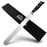 SpitJack Brisket Knife for Meat Carving and Slicing - Stainless Steel, Granton Edge, 28cm Blade, BBQ Competition-Chef Series