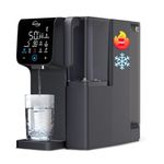 iSpring RCD100HCG Hot & Cold Reverse Osmosis System Countertop, Alkaline RO Water Filter Dispenser, 9 Temperature & 6 Dispensing Volume Options, TDS & Filter Lifespan Monitor, Plug and Play