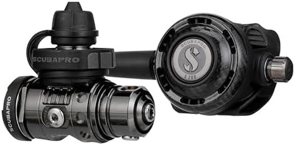 SCUBAPRO MK19 Evo Din300/G260 Carbon Black Tech Dive Regulator System for Scuba Diving, DIN
