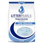 Litter Pearls Crystal Cat Litter with Odorbond- Superior Odor Control, Soft-On-Paws, Non-Clumping, Low Dust, 15lb, Tracksless
