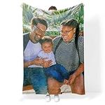 Nifty Gifty Personalised Blanket | Cosy Fleece Blanket | Personalised Blankets for Adults Using Your Photo | Custom Blanket Perfect For Any Occasion | Unique Photo Blanket For Family & Friends