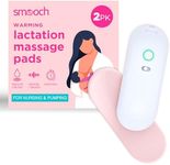 SMOOCH 3-in-1 Warming Lactation Massager - Breast Massager for Breast Feeding with Heat & Vibration - Pumping and Breastfeeding Essential, for Improved Milk Flow - Reduce Discomfort, Clogged Ducts