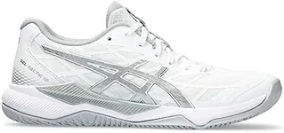 ASICS Women's Gel-Tactic 12 Volleyball Shoes, 8.5, White/Pure Silver