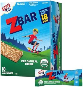 CLIF KID ZBAR - Organic Granola Bars - Iced Oatmeal Cookie - Non-GMO - Organic -Lunch Box Snacks (1.27 Ounce Energy Bars, 18 Count)