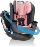 Evenflo REO by Revolve360 Rotating 2-in-1 Convertible Car Seat, 360 Degrees, Infant to Toddler, Forward and Rear Facing, Compact Design, One-time Install (Lenox)