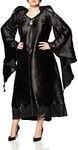 Disguise Women's Disney Maleficent Christening Gown Deluxe Costume, Black, 4-6