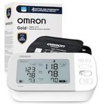 OMRON Health Gold Wireless Upper Arm Blood Pressure Monitor w/Side-by-Side LCD Comparison 2-User 120-Reading Memory