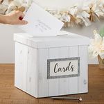 Kate Aspen 28469NA Rustic Wood Gift Card Box, One Size, Multi