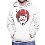 Cloud City 7 Okami Red Sun God Men's Hooded Sweatshirt